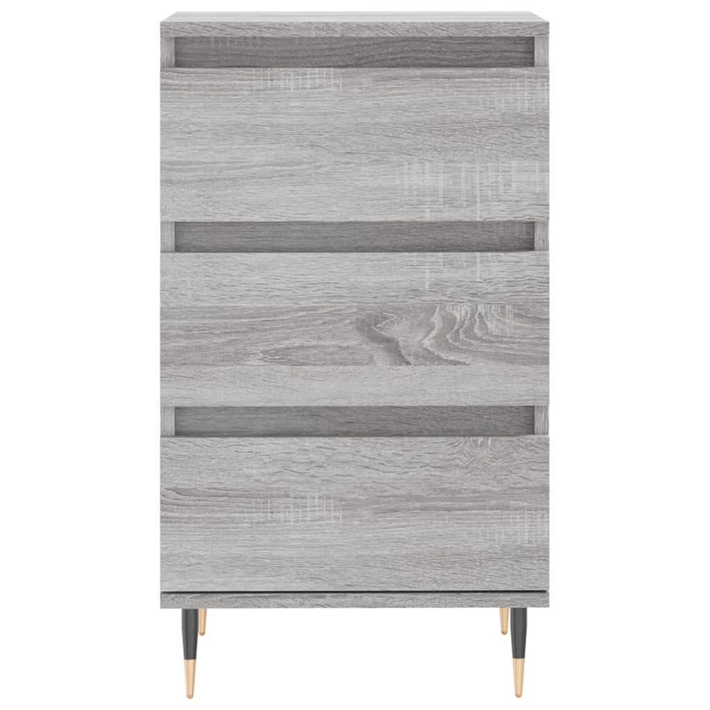Dressoir 40X35X70 Cm Bewerkt Hout Grijs Sonoma