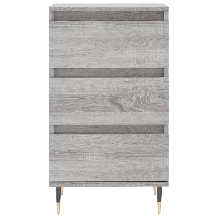 Dressoir 40X35X70 Cm Bewerkt Hout Grijs Sonoma