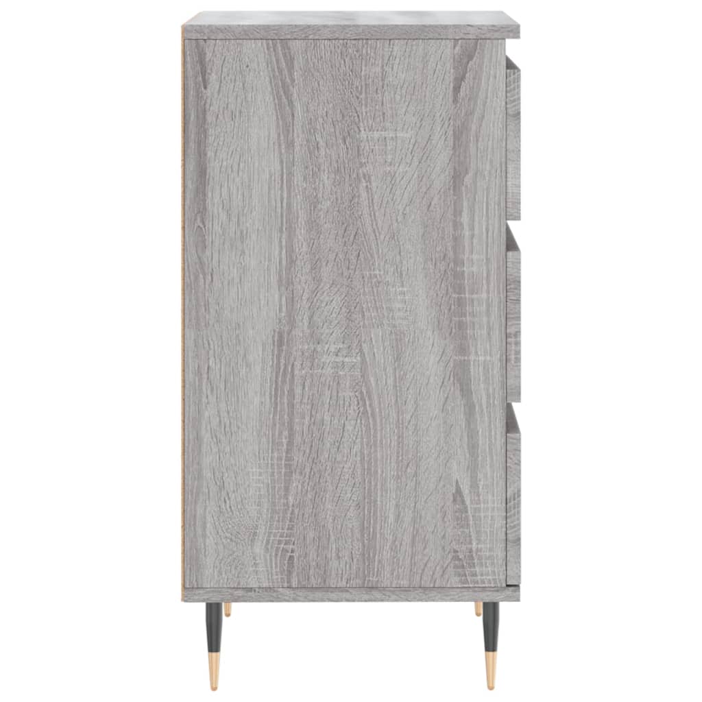 Dressoir 40X35X70 Cm Bewerkt Hout Grijs Sonoma