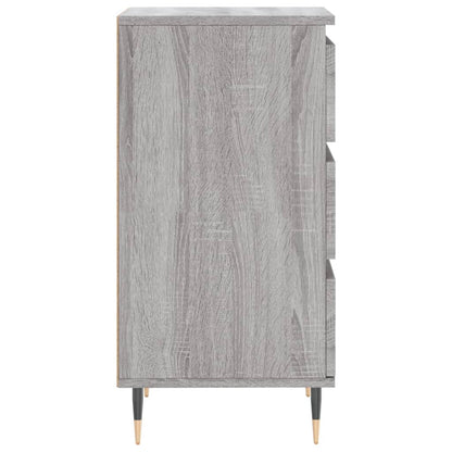 Dressoir 40X35X70 Cm Bewerkt Hout Grijs Sonoma