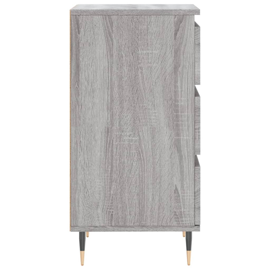 Dressoir 40X35X70 Cm Bewerkt Hout Grijs Sonoma