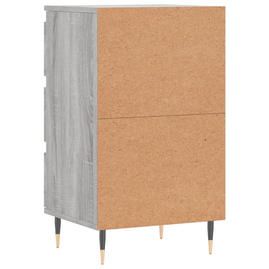 Dressoir 40X35X70 Cm Bewerkt Hout Grijs Sonoma