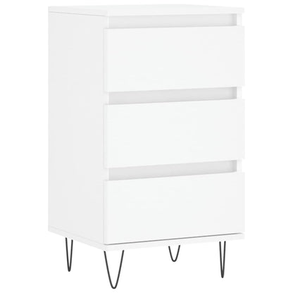 Dressoir 40X35X70 Cm Bewerkt Hout Wit