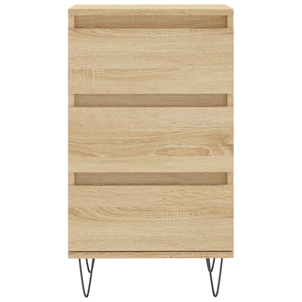 Dressoir 40X35X70 Cm Bewerkt Hout Kleurig Sonoma eiken