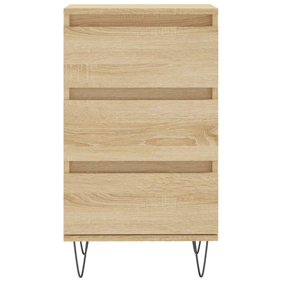 Dressoir 40X35X70 Cm Bewerkt Hout Kleurig Sonoma eiken