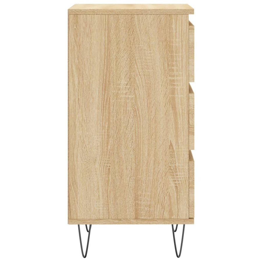 Dressoir 40X35X70 Cm Bewerkt Hout Kleurig Sonoma eiken