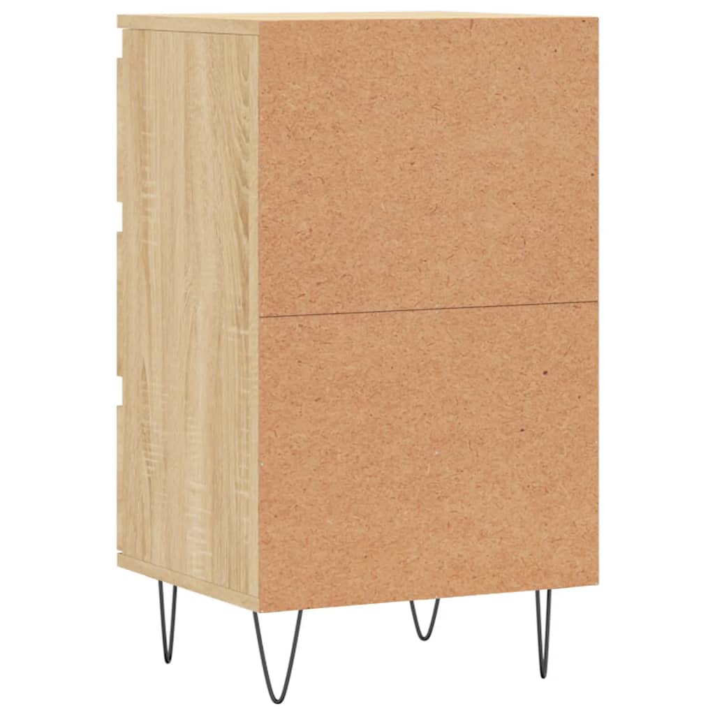 Dressoir 40X35X70 Cm Bewerkt Hout Kleurig Sonoma eiken