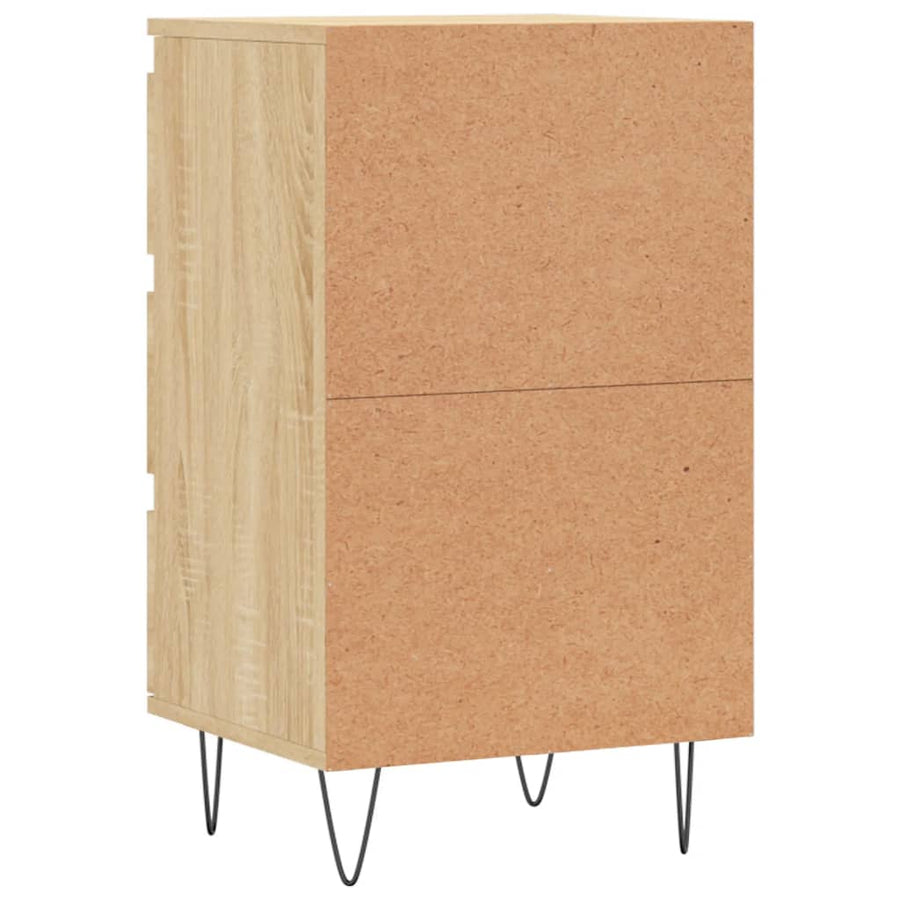 Dressoir 40X35X70 Cm Bewerkt Hout Kleurig Sonoma eiken