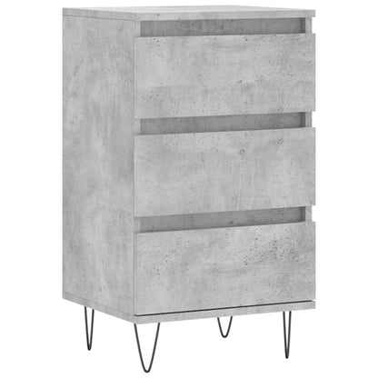 Dressoir 40X35X70 Cm Bewerkt Hout Betongrijs