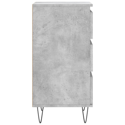 Dressoir 40X35X70 Cm Bewerkt Hout Betongrijs