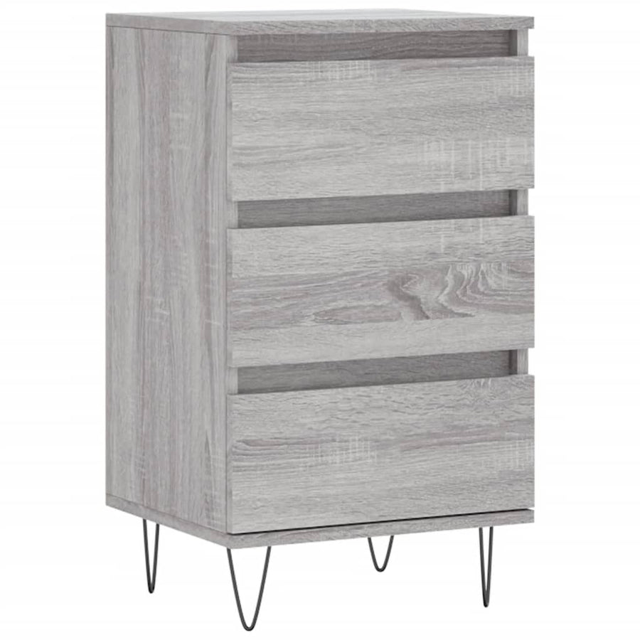 Dressoir 40X35X70 Cm Bewerkt Hout Grijs sonoma