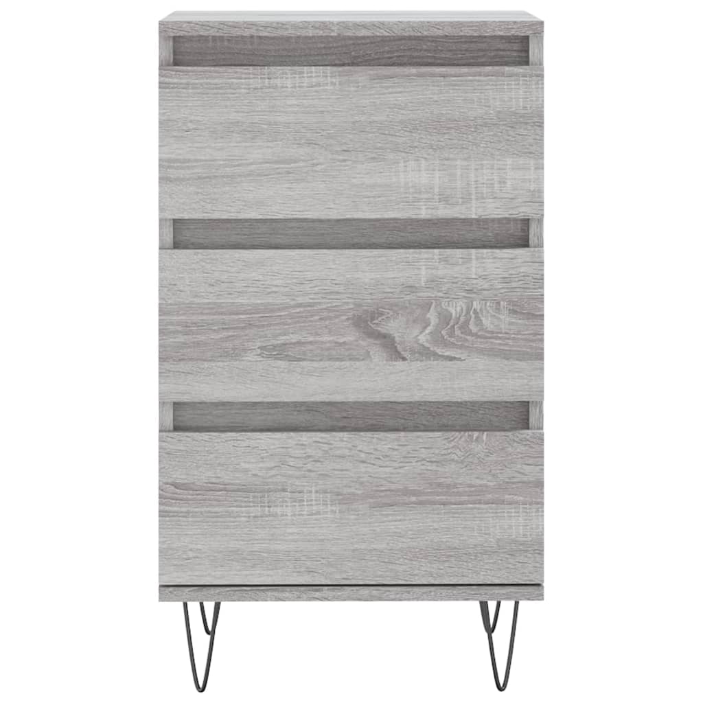 Dressoir 40X35X70 Cm Bewerkt Hout Grijs sonoma