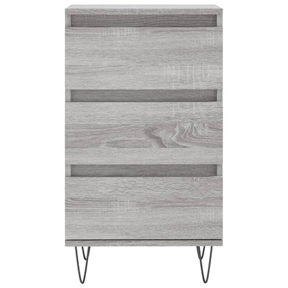 Dressoir 40X35X70 Cm Bewerkt Hout Grijs sonoma
