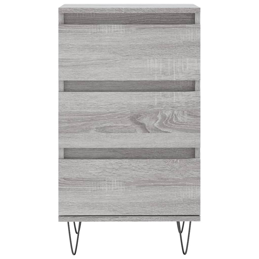 Dressoir 40X35X70 Cm Bewerkt Hout Grijs sonoma