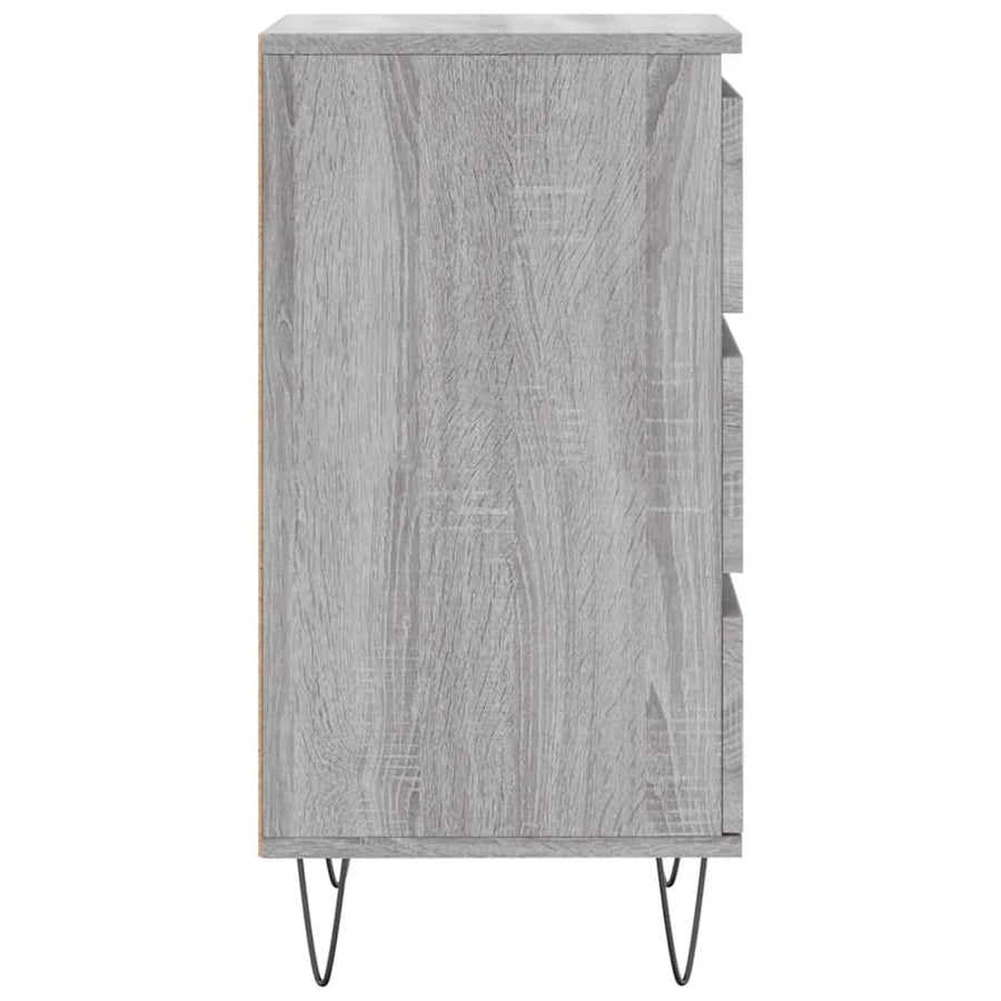 Dressoir 40X35X70 Cm Bewerkt Hout Grijs sonoma