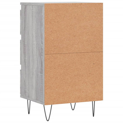 Dressoir 40X35X70 Cm Bewerkt Hout Grijs sonoma