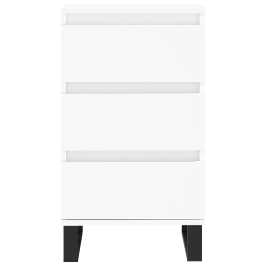 Dressoir 40X35X70 Cm Bewerkt Hout Wit