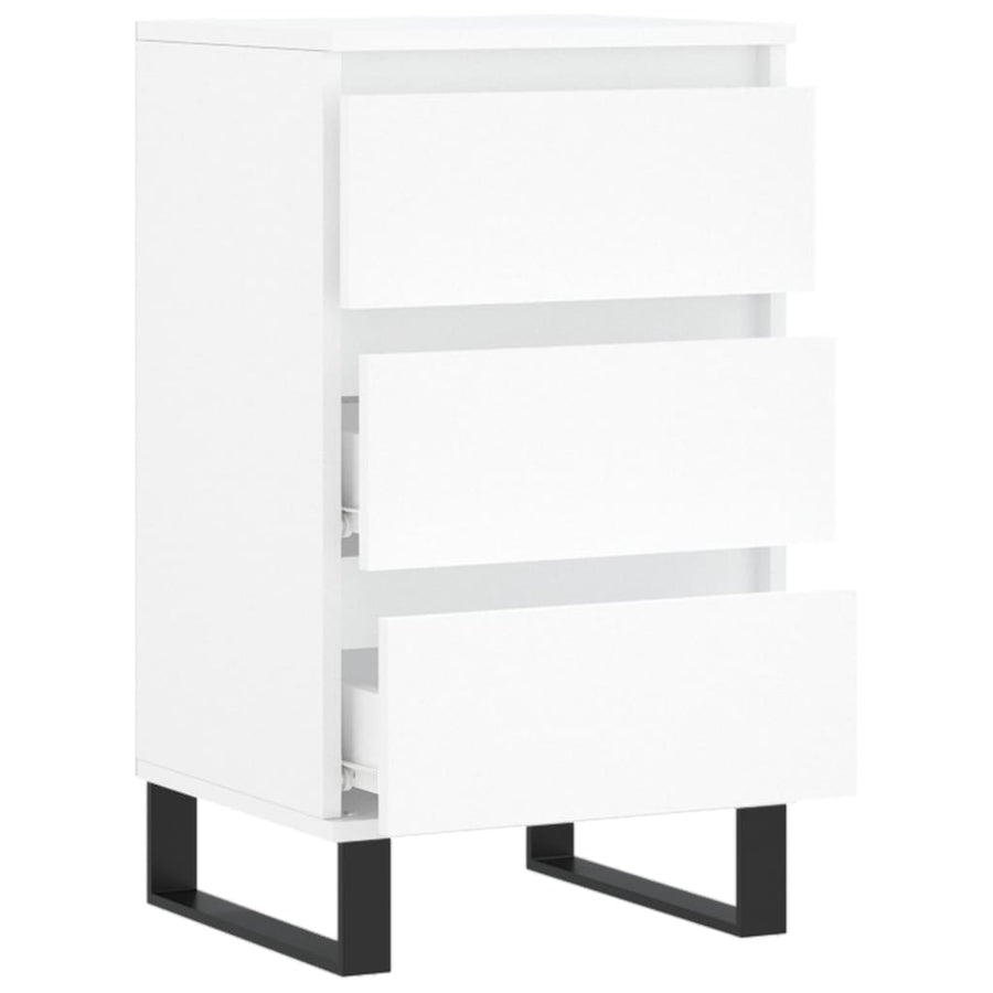 Dressoir 40X35X70 Cm Bewerkt Hout Wit