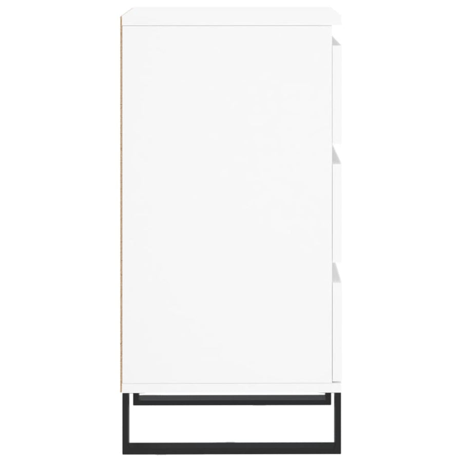 Dressoir 40X35X70 Cm Bewerkt Hout Wit