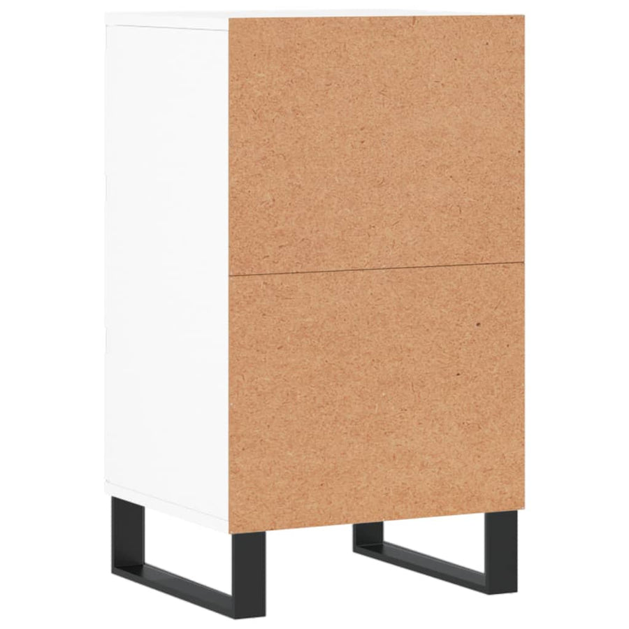 Dressoir 40X35X70 Cm Bewerkt Hout Wit