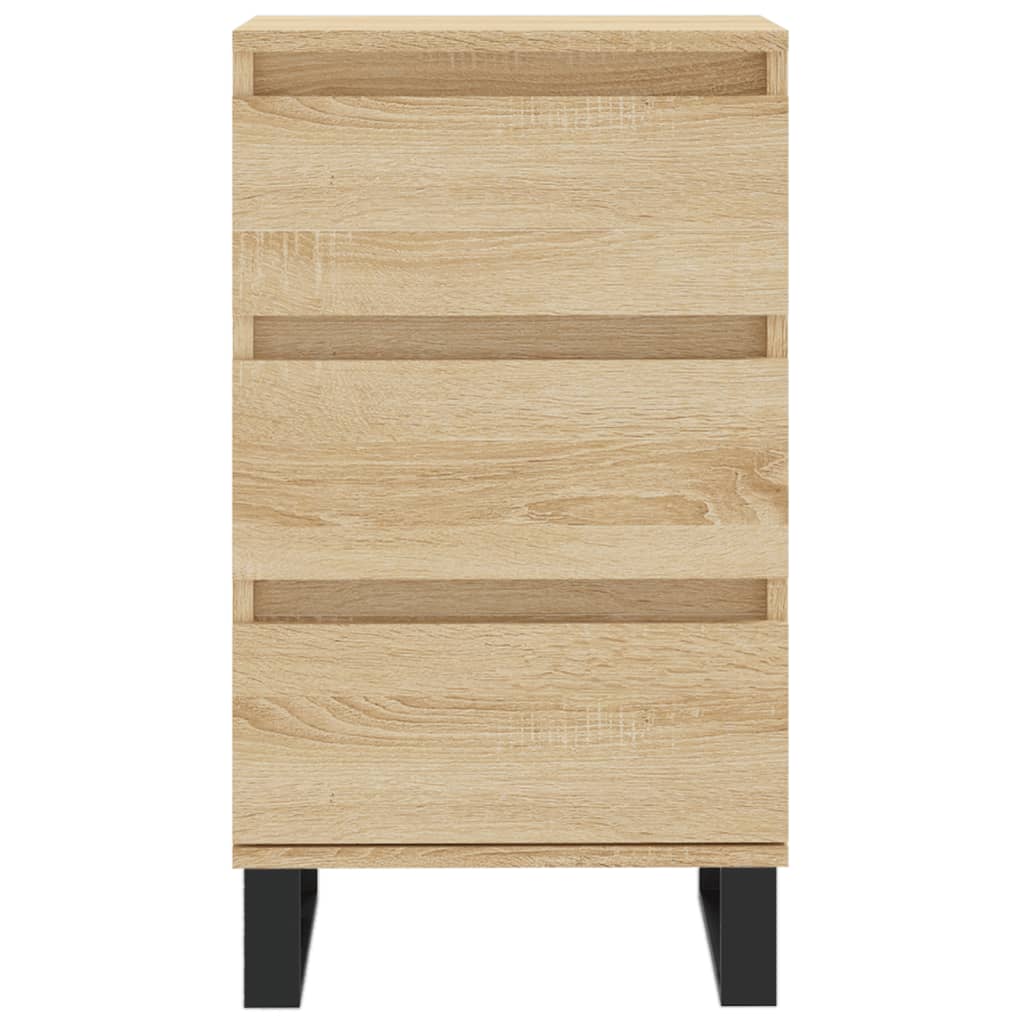 Dressoir 40x35x70 cm bewerkt hout sonoma eikenkleurig