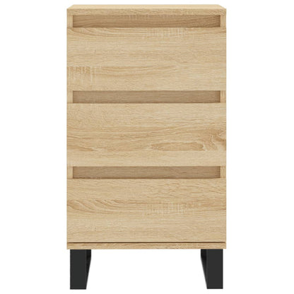 Dressoir 40x35x70 cm bewerkt hout sonoma eikenkleurig