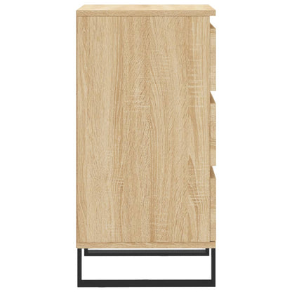 Dressoir 40x35x70 cm bewerkt hout sonoma eikenkleurig