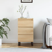 Dressoir 40x35x70 cm bewerkt hout sonoma eiken