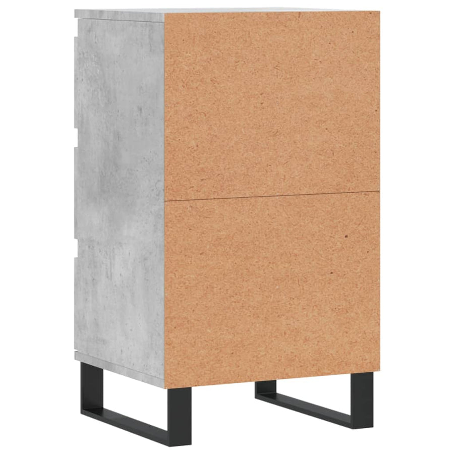 Dressoir 40x35x70 cm bewerkt hout betongrijs