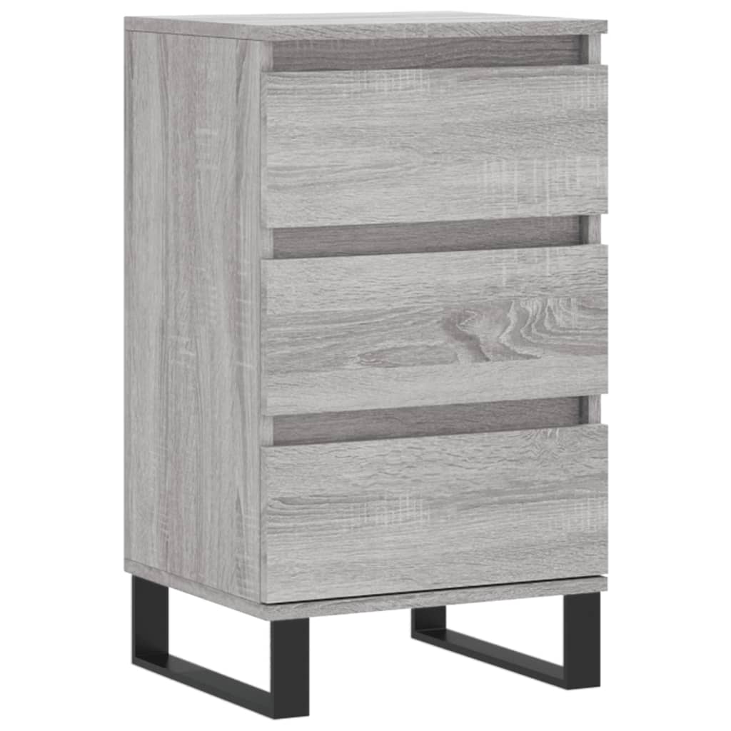 Dressoir 40X35X70 Cm Bewerkt Hout Grijs Sonoma