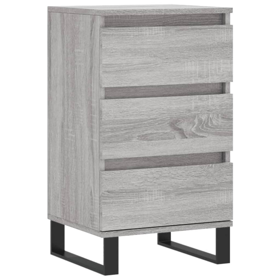 Dressoir 40X35X70 Cm Bewerkt Hout Grijs Sonoma