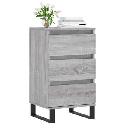 Dressoir 40X35X70 Cm Bewerkt Hout Grijs Sonoma