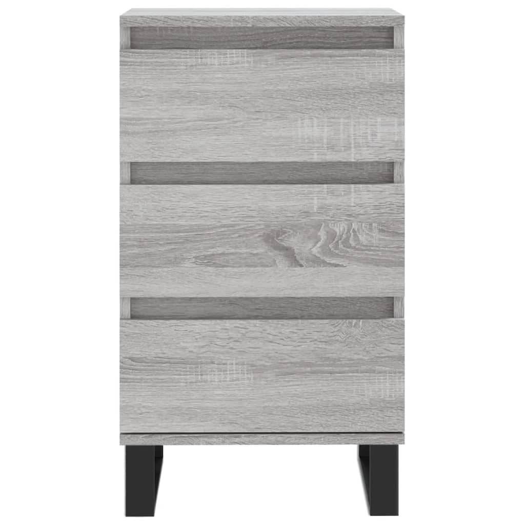 Dressoir 40X35X70 Cm Bewerkt Hout Grijs Sonoma
