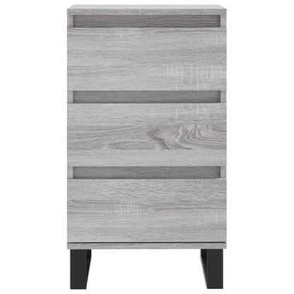 Dressoir 40X35X70 Cm Bewerkt Hout Grijs Sonoma