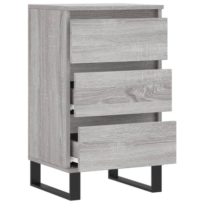 Dressoir 40X35X70 Cm Bewerkt Hout Grijs Sonoma