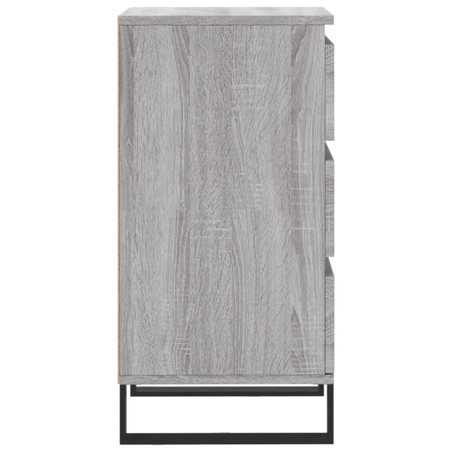 Dressoir 40X35X70 Cm Bewerkt Hout Grijs Sonoma