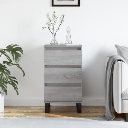 Dressoir 40X35X70 Cm Bewerkt Hout Grijs Sonoma