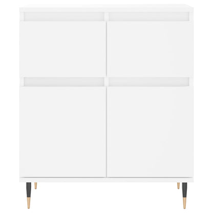 Dressoir 60X35X70 Cm Bewerkt Hout Wit