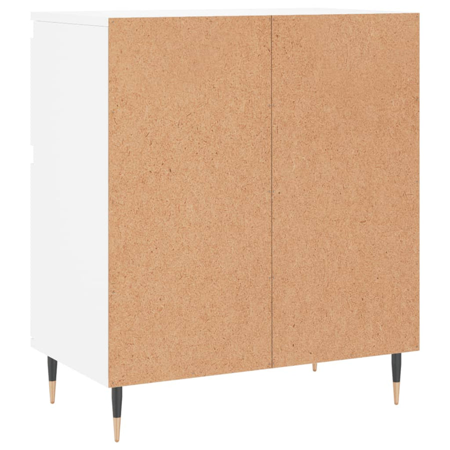 Dressoir 60X35X70 Cm Bewerkt Hout Wit
