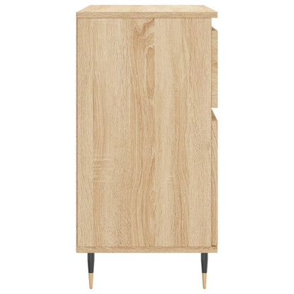 Dressoir 60X35X70 Cm Bewerkt Hout Sonoma Eikenkleurig