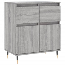 Dressoir 60X30X75 Cm Bewerkt Hout Grijs Sonoma Eikenkleurig