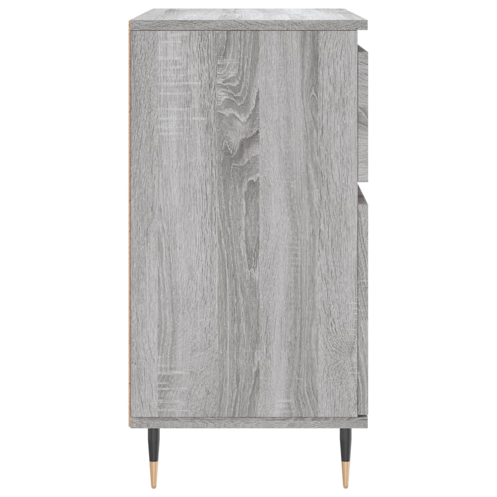 Dressoir 60X30X75 Cm Bewerkt Hout Grijs Sonoma Eikenkleurig