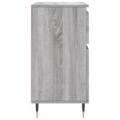 Dressoir 60X30X75 Cm Bewerkt Hout Grijs Sonoma Eikenkleurig