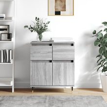 Dressoir 60X30X75 Cm Bewerkt Hout Grijs Sonoma Eikenkleurig