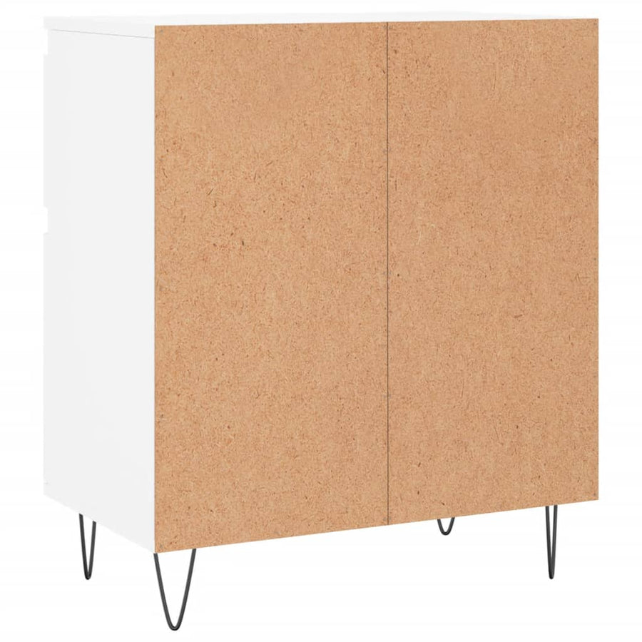 Dressoir 60X35X70 Cm Bewerkt Hout Wit