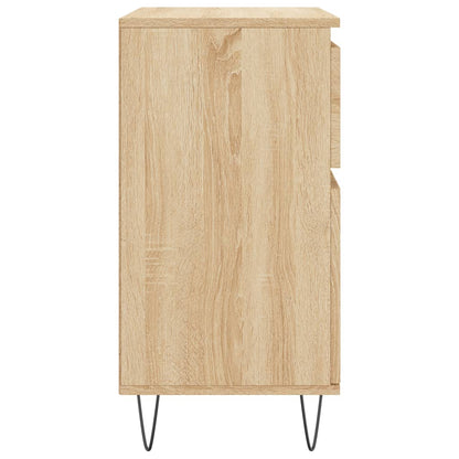 Dressoir 60X35X70 Cm Bewerkt Hout Kleurig Sonoma eiken