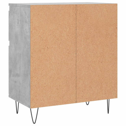 Dressoir 60X35X70 Cm Bewerkt Hout Betongrijs