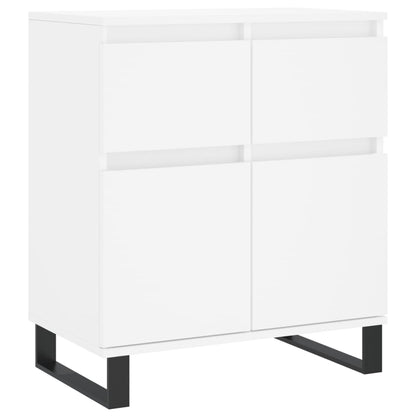 Dressoir 60X35X70 Cm Bewerkt Hout Wit