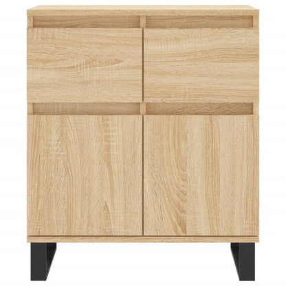 Dressoir 60X35X70 Cm Bewerkt Hout Kleurig Sonoma eiken