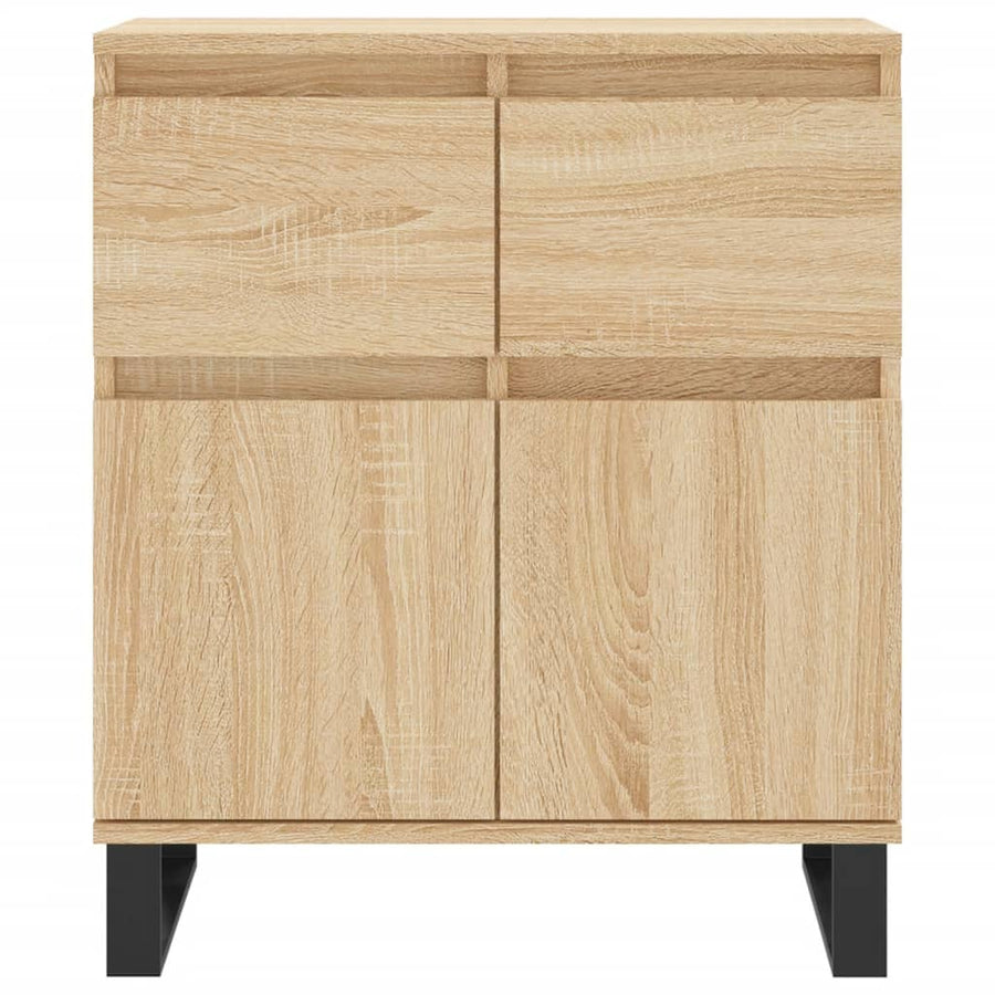 Dressoir 60X35X70 Cm Bewerkt Hout Kleurig Sonoma eiken